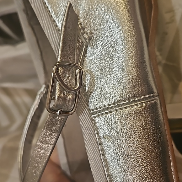 Circus NY By Sam Edelman Zuri Balerina Flat In Metalic Silver - Picture 11 of 15